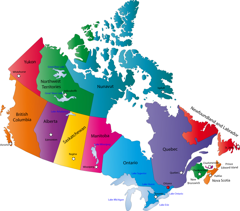 map-of-canada map-of-canada