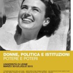 Corso “Donne, politica e istituzioni: Potere e poteri”