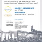 Convegno “A 30 anni dalla caduta del muro di Berlino”