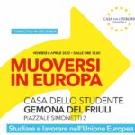 “Muoversi in Europa” Studiare e lavorare nell’Unione europea. Convegno dell’8 aprile a Gemona del Friuli